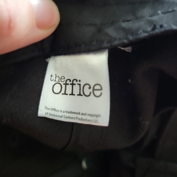 The Office Dunder Mifflin Embroidered Adjustable Black Baseball Hat - Picture 8 of 8